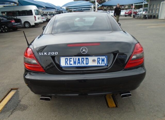 2011 MERCEDES-BENZ SLK200 A/T FOR SALE IN BOKSBURG